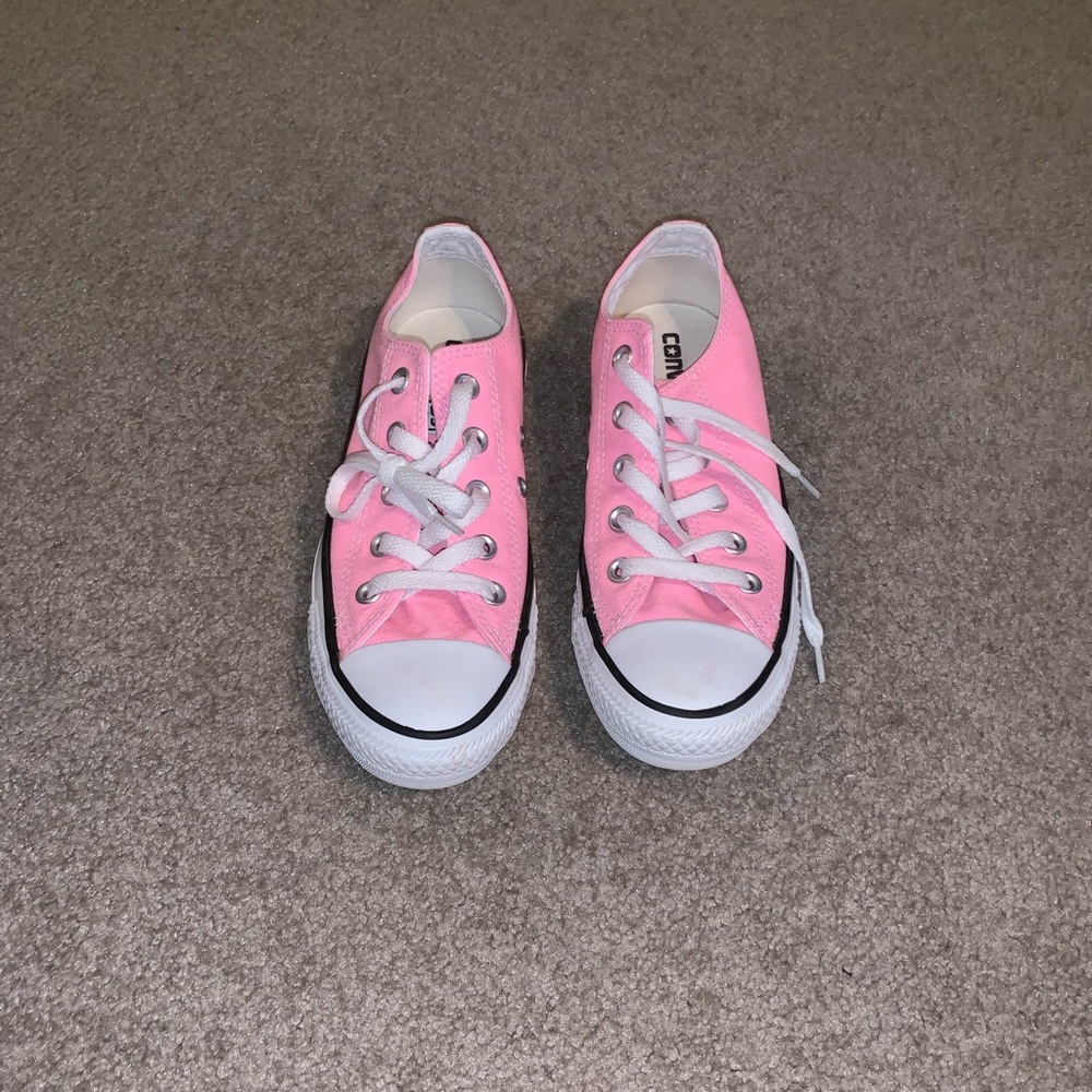 Pink Low Top Converse